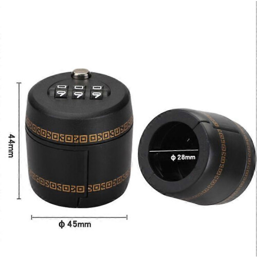 Wine bottle lock, three-digit code lock, wine bottle cap lock, anti-theft wine bottle lock 2