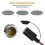 Car cigarette lighter extension cord, 15ft cigarette lighter socket 4