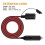 Car cigarette lighter extension cord, 15ft cigarette lighter socket 2