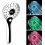 3 Colour LED Shower Head with Temperature Control, Colour Changing Handheld Sprayer and Digital Display 1