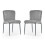 Set of 2 Leonie Dining Chairs - Grey 2