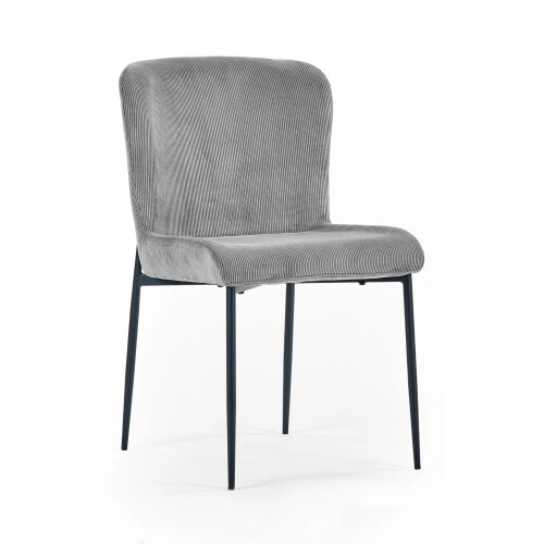 Set of 2 Leonie Dining Chairs - Grey 2