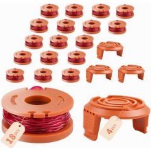 WA0010 WA0004 WA0004.1 Grass Trimmer Spool Line, 1.65 mm x 3.05 m Replacement for WG151 WG163E WG157 WG160 WG165 WG170