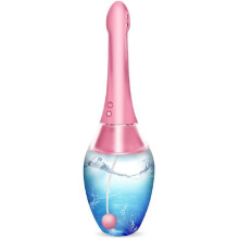 Irrigateur anal vibrant électrique, grande capacité, lavement vestibulaire (rose)