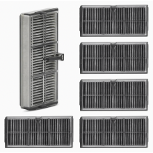 6 Pack HEPA Filters with Activated Carbon for Vacuum Cleaners, Replacement Filter Accessories for Dust Removal