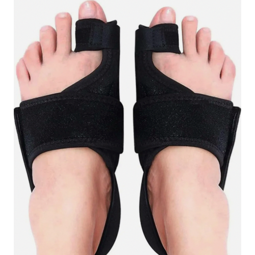 Bunion Corrector with 2 Adjustable Splints, Non-Slip Strap, Toe Separator and Protector, 1 Pair 1