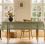 Sage Green Linen Cotton Tablecloth for Rectangular Tables, Washable Soft Boho Kitchen Table Cover, 135.6 x 177.8 cm 5