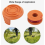 12 Pack Replacement Spool Line for 20 V Grass Trimmers, 1.65 mm x 3 m, Includes 10 Lines and 2 Caps 2