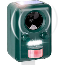 Voss Sonic 2000 Ultraschall-Tierabwehrgerät, solarbetrieben, für Katzen, Hunde und Marder in Gärten und Höfen
