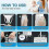 Tragbarer Urinbeutel 1000 ml 2000 ml mit Katheter bei Inkontinenz 5