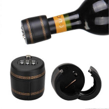Wijnflesslot, driecijferig codeslot, slot voor wijnflesdop, antidiefstal wijnflesslot