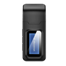2-in-1 auto Bluetooth-zender/ontvanger met display en USB Bluetooth 5.0-adapter