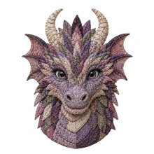 (A) Dragon Patchwork DIY Sewing Craft Kit Fabric Handmade Set For Adults Home Decor