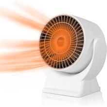 Calefactor silencioso y económico, calefactor eléctrico portátil con ventilador, calefactor para baño, mini calefactor portátil de