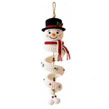 (A) DIY Crochet Christams Spiral Ornament Kit, 3D Holiday Hanging Decoration Knitting Craft Set for Adults Beginners, Xmas Gifts