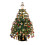 (A) DIY Beaded Christmas Tree Kit – with LED Lights – for Holiday Craft Project 1