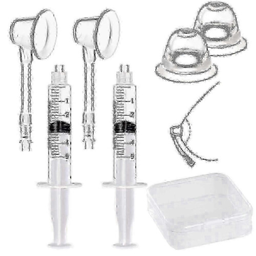 2 Pack Inverted Nipple Correctors for Flat & Short Inverted Nipple Correction styok