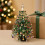 (A) DIY Beaded Christmas Tree Kit – with LED Lights – for Holiday Craft Project 4