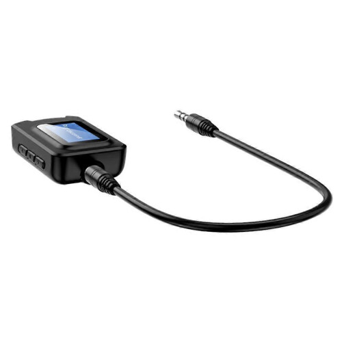 2 in 1 car Bluetooth transmitter receiver with display, USB Bluetooth 5.0 adapter 1