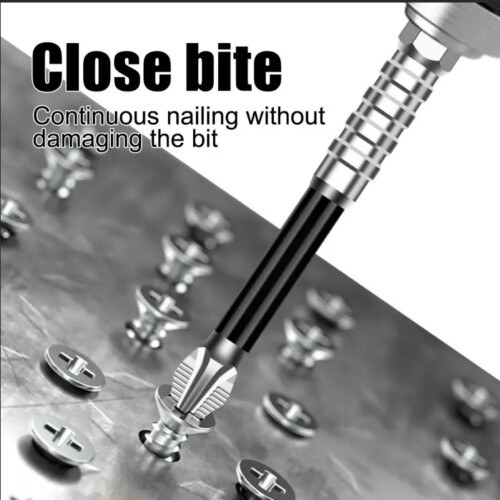 9-Pc K5 Impact Magnetic Screwdriver Bit Set, PH2 Non-Slip Long Drill Bits 25-150mm for Most Tools 2
