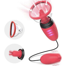 Vacuum Massager with 6 x 10 modes for stimulating chest and back VU38321 styok