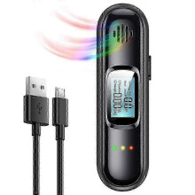 Etilometro professionale senza contatto - Etilometro digitale portatile con display LCD e ricarica USB