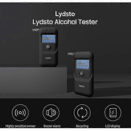 Lydsto Etilometro portatile ad alta precisione per guidatori ubriachi con display LCD e allarme 2