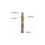 6pcs Set Tap Drill Bits, Hss M3-m10 Titanium Clad Combination 1/4 Metric Hex Thread Tap Drill Bit 4