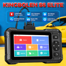 KINGBOLEN S6 Elite, bidirectionele OBD2 scanner, CANFD protocol, 15 resetfuncties, voor volledige autodiagnose