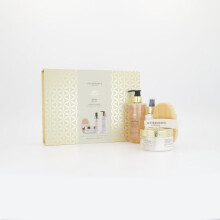 Pecksniffs Coconut & Vanilla Radiant Skin Glow Body Ritual Gift Set | 4-Piece Pampering Set