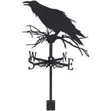 (Krähe) SUPERDANT Galloping Horse Weather Vane Metal Wind Direction Indicator Personalized Garden Yard Roof Decor Farmhouse Outdoor