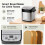 Spector Bread Maker 19 In 1 Compact Machine 15H Timer 1.5Lb for Home Baking 5