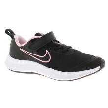(Multicoloured, 12 (Children's)) Nike Girls Trainers Star Runner 3 Psv Touch Fastening black UK Size