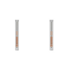 2X Buse D'Échange Rapide Tout-en-un 0.2mm pour K1C/K1 Max/-3 V3 Buse Bimétallique à Haut Débit en Cuivre