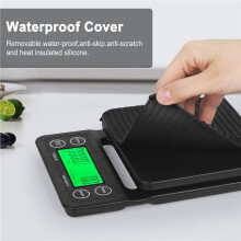5X 0.1g Accuracy Coffee Scale with Timer 5kg Digital Scale for Pour-over, Espresso, French Press, Kitchen Use