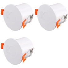 3X Zigbee MmWave Human Presence Detector 220V/110V Motion Sensor 5.8G Relay Lux Light/Distance Detection Tuya