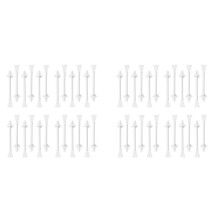 200 Pcs Nose Wax Sticks, Hair Wax Applicator with Disposable Spatulas for Nostril Cleaning, Ear Face Hair Removal