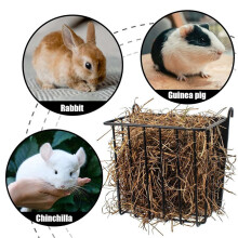 2X Guinea Pig Hay Feeder,Rabbit Hay Feeder with Heavy-Duty Metal Frame Hay Holder,for Bunny, Guinea Pigs,Chinchillas