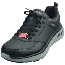 (8) Skechers Arch Fit Crosser Waterproof Mens Trainers in Black