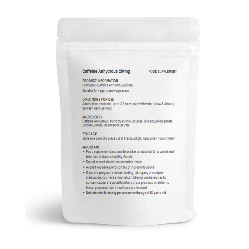 VitaMinute Caffeine 200mg Tablets | 90 Tablets 1