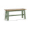Linwood Sage Green and Natural 95cm Dining Bench 4
