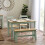 Linwood Sage Green and Natural 95cm Dining Bench 3