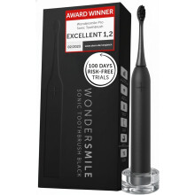 WonderSmile Sonic Toothbrush Pro - Award Winner 2026* - Electric Toothbrush 100-Day Risk-Free Test - IPX8, 4 Modes - TÜV SÜD Certified - with