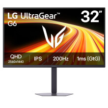 LG 32G620B-B UltraGear G6 32 inch QHD 200Hz IPS Gaming Monitor, Black