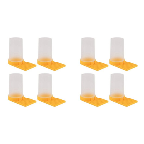 Bee Feeder Drinking Water Waterer Beekeeping Honey Bee Feeders Watering Bees Tools 8pc 1