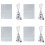 4X for  Lithophane Led Panel CMYK LED Backlight Board PLA Lithophane Bundle 3D Print Lithophane Photo 2