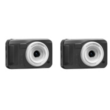 2X Appareil Photo Numérique 4K 44 Mégapixels Photographie HD CCD Selfie Pocket Étudiants Campus Selfie Caméra Noir