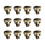 Brass Misting Nozzle Plug ,Thread Misting Nozzle Plug for Raised Garden Bed Backyard Outdoor Cooling System 24Pcs 2