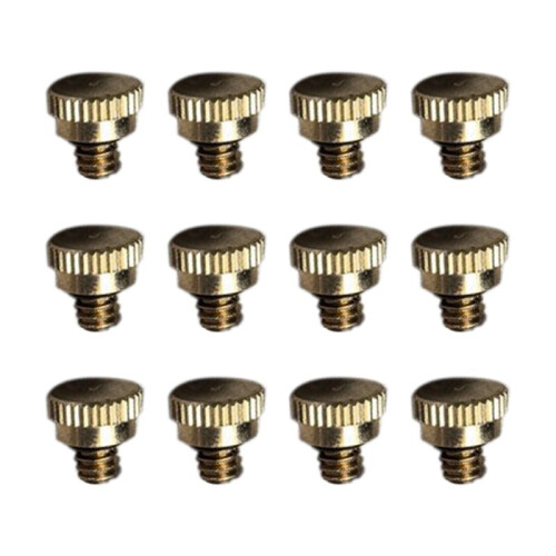 Brass Misting Nozzle Plug ,Thread Misting Nozzle Plug for Raised Garden Bed Backyard Outdoor Cooling System 24Pcs 1