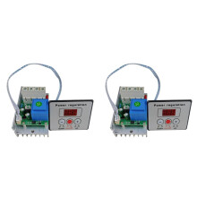 2X Régulateur de Puissance à Thyristor 10000 W Régulateur de Tension SCR Régulateur de Tension Numérique Électronique Haute Puissance AC 220 V